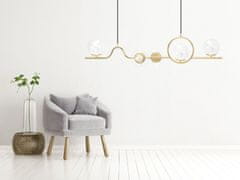 Toolight Viseča svetilka APP1023-5CP Zlata