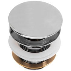 REA Klik-Klak univerzalni polnilnik za kopalno kad Chrom 6cm