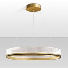 Toolight Lampa Wisząca APP1190-CP Gold 60cm
