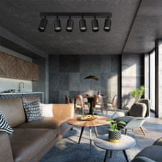 Toolight Stropna svetilka APP1242-6C Black