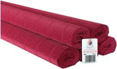 Rayher.	 Cvetličarski krep papir, 180g, češnja, 50x250cm, 1 kos