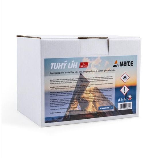 Yate Trdo gorivo - 1,0 kg / tablete v papirni škatli