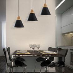 Toolight Stropna viseča svetilka Scandi A Black