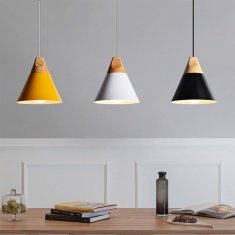 Toolight Stropna viseča svetilka Scandi A Black