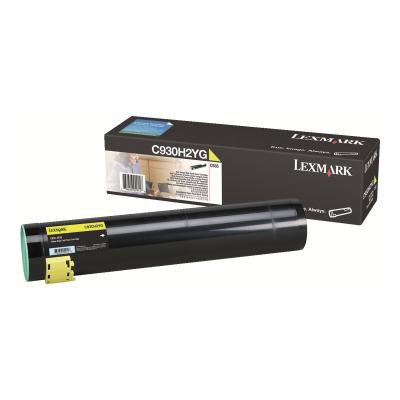 Lexmark C930H2YG rumen, originalen toner