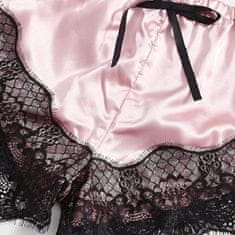 Mormark Ženska pižama, 4- delni spalni set, Halja+ kratke hlače+ spodnjice+ top, Unisize (S-L) | LUXESET