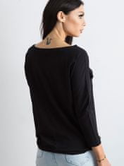BASIC FEEL GOOD Ženska majica z dolgimi rokavi Djermouni črna S