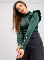 ITALY MODA Ženska bluza Allouache temno zelena Universal