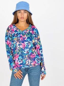 RUE PARIS Ženska bluza Basimah tmavo modrá