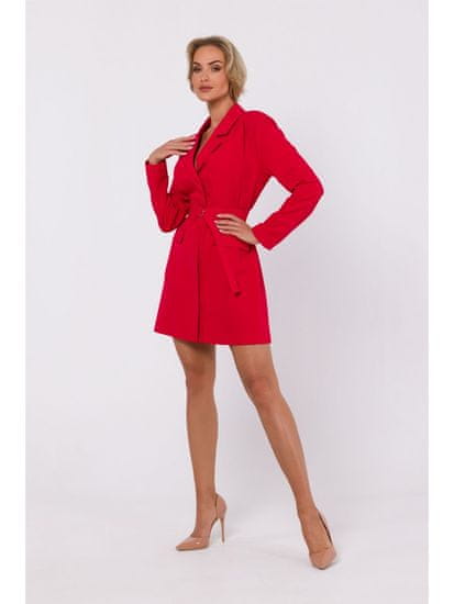 Made of Emotion Ženska jakna obleka Caennan M749 rdeča