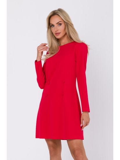 Made of Emotion Ženska mini obleka Ablivuh M753 rdeča