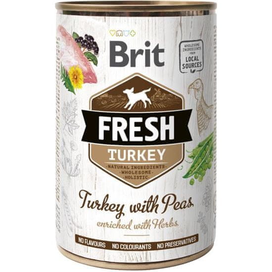 Brit Fresh Proti. Puran z grahom 400 g