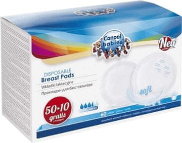 Canpol BABIES Vložki za modrček, samolepilni 60 kosov