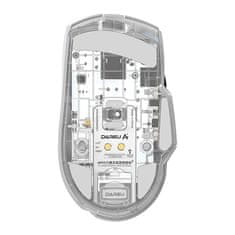 Dareu Brezžična gaming miška + polnilna postaja A955 RGB 400-12000 DPI (bela)