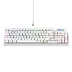 Havit Gaming tipkovnica Havit KB885L RGB (bela)