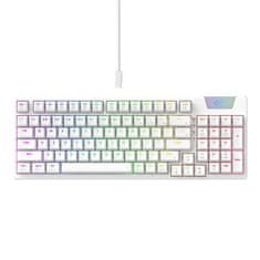 Havit Gaming tipkovnica Havit KB885L RGB (bela)