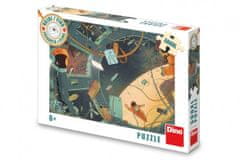 Dino Puzzle Universe - Poišči 10 predmetov 47x33cm 300 kosov XL