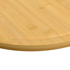 Greatstore Deske za rezanje 6 kosov Ø30x1,5 cm bambus