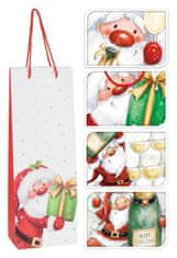 Darilna vrečka za steklenico 36x12,8x8,4cm KRISTMAS