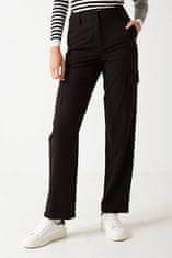 Vero Moda Ženske hlače VMZELDA Straight Fit 10294763 Black (Velikost 34/32)