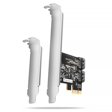 AXAGON PCES-SJ2, krmilnik PCIe - 2x notranja vrata SATA 6G, JMB582, SP &amp; LP