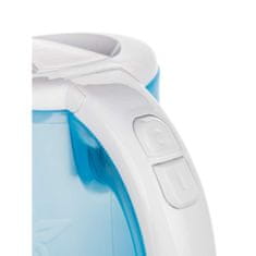 ACTIVER Plastični potovalni čajnik LAGO 0,6 l, 550-650 W, belo-modri