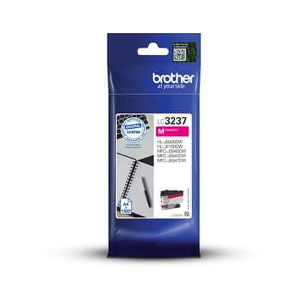 Brother LC-3237M (črnilo magenta, 1500 strani na minuto pri 5 % osnutka)