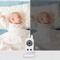 Dexxer Otroška varuška z nočno video kamero in 2.4″ LCD do 300m baby monitor