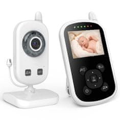 Dexxer Otroška varuška z nočno video kamero in 2.4″ LCD do 300m baby monitor