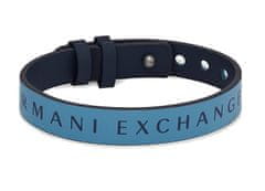 Armani Exchange Elegantna moška usnjena zapestnica AXG0106040