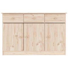 Vidaxl Komoda ALTA 112x35x73 cm trdna borovina