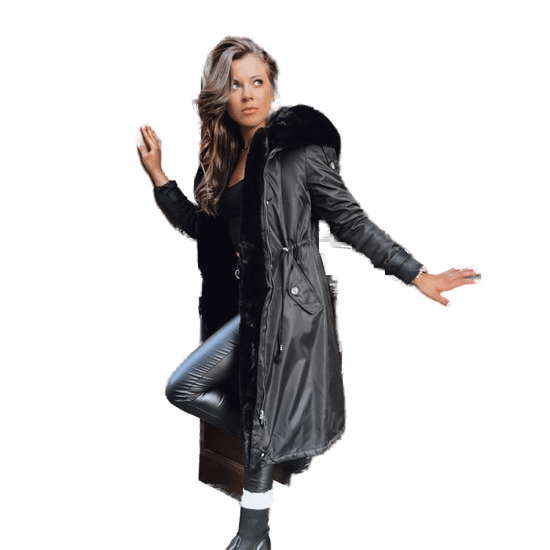 Dstreet Ženska zimska jakna HARPERSOFT črna ty3688