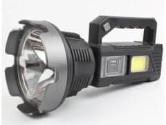 Bailong Aku. polnilna 100W LED CREE XHP50 COB reflektorska ročna svetilka USB powerbank + stativ