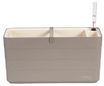 Škatla BERBERIS za samooskrbo z vodo + kati 40x20x20cm, taupe