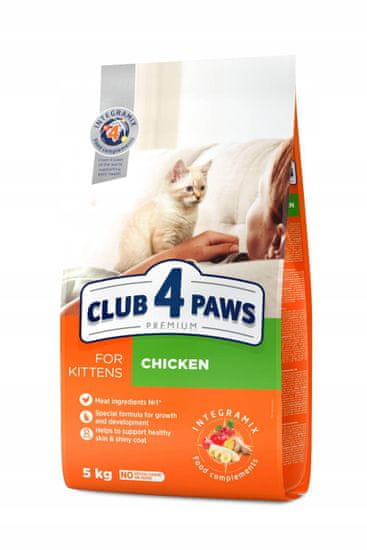 Club4Paws Premium suha hrana za mačke s piščancem 5 kg