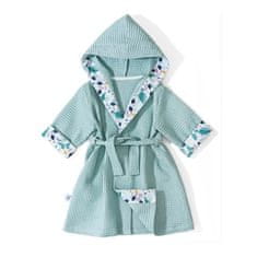 Inny Otroški kopalni plašč s kapuco woodland sea mint - 