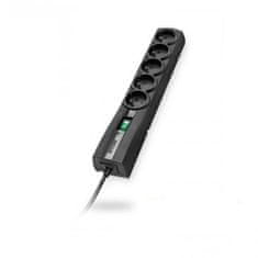 slomart Ever CLASSIC Black 5 vtičnic 250 V 1,5 m