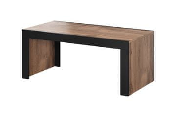 slomart Cama MILA klop/miza 120x60x50 cm hrast wotan + črna