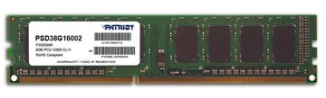 slomart Patriot Memory DDR3 8GB 1600MHz DIMM neparjena RAM pomnilniška enota, RoHS certifikat, brez ECC