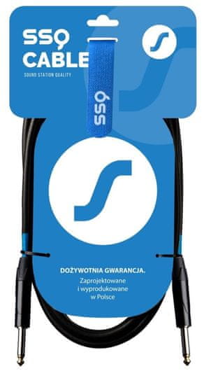 slomart ssq jmpjmp2 ss-1446 kabel jack mono - jack mono 2 m črn