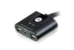 Aten ATEN US424-A: Deljenje perifernih naprav, 4 x USB 2.0, kompakten dizajn, idealen za pisarne in domačo uporabo