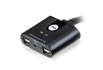 Aten ATEN US424-A: Deljenje perifernih naprav, 4 x USB 2.0, kompakten dizajn, idealen za pisarne in domačo uporabo