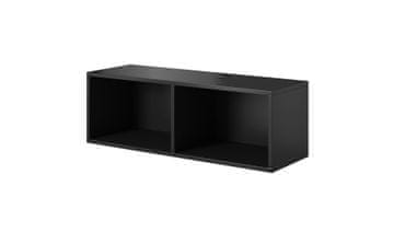 slomart Cama ROCO RO2 odprt regalni element, 112x37x37 cm, antracit