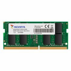 slomart ADATA 8 GB DDR4 3200 MHz prenosni računalnik, 260-pin SO-DIMM, en modul, hitrost pomnilnika 3200 MHz