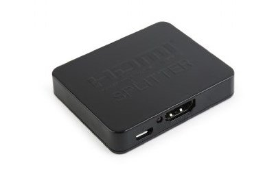 Gembird Gembird DSP-2PH4-03 HDMI razdelilnik, 2x HDMI, visoka ločljivost 3840x2160, črn, HDCP, enostavna povezava, 24h dostava