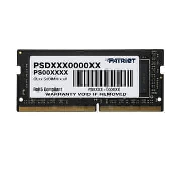 slomart Patriot Memory 32 GB DDR4 3200 MHz SO-DIMM pomnilniški modul za prenosnike, neobložen, s certifikatom RoHS