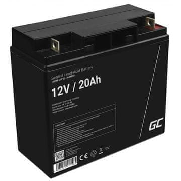 Green Green Cell AGM10 baterija, 20000 mAh, 12 V, Sealed Lead Acid (VRLA)
