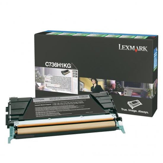 Lexmark C736H1KG črn, originalen toner
