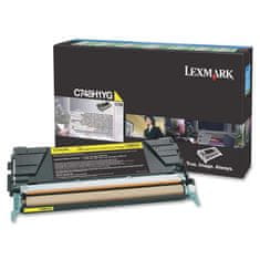 Lexmark C748H1YG HC rumen, originalen toner