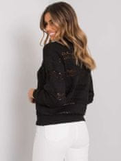 RUE PARIS Klasičen ženski pulover Fadilah črna Universal